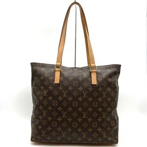 LOUIS VUITTON Brown Monogram Canvas Tote Bag